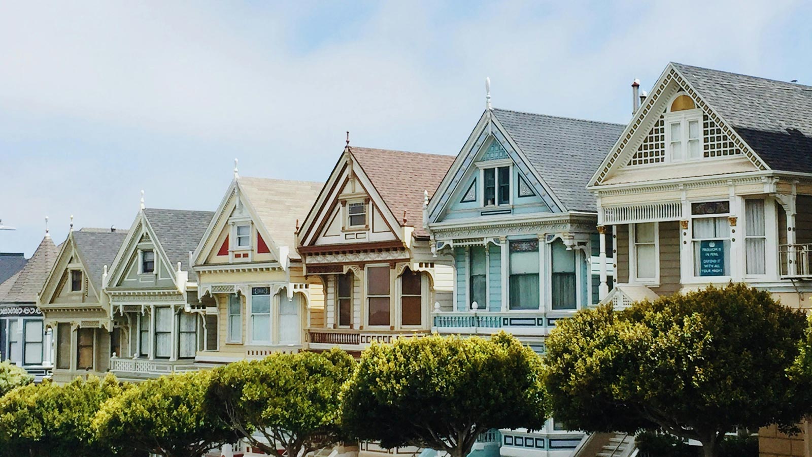 San Francisco's painted ladies iconic homes